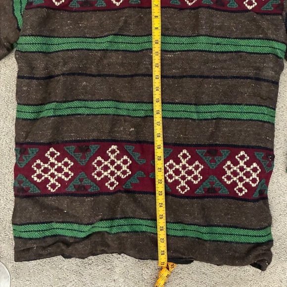 Vintage Tibetan Wool Jacket Handmade - Picture 3 of 4